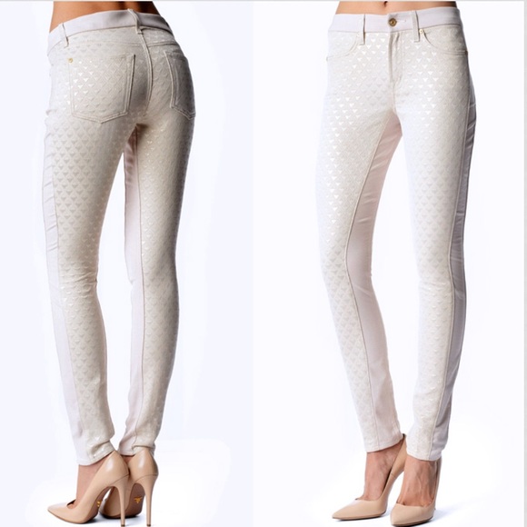 7 For All Mankind the pieced double knit skinny jeans - Picture 2 of 5